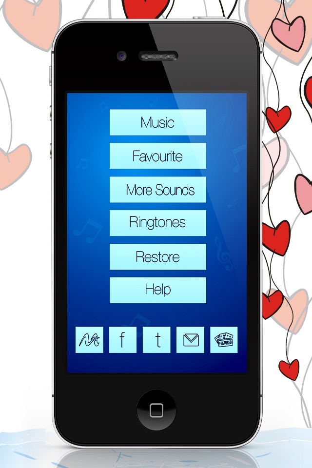 Romantic Ringtones & Musics  – Valentines Songs & Tunes Edition screenshot 3