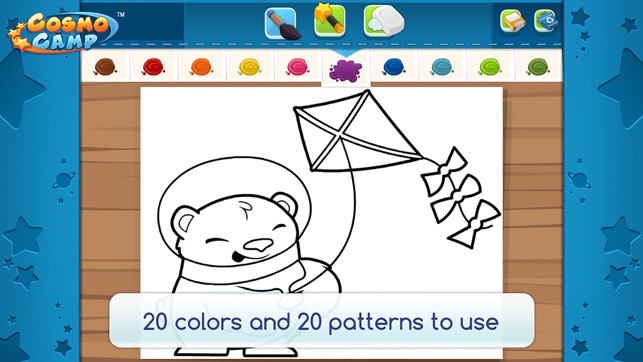 CosmoCamp: Coloring Book Game App for Toddlers and Preschool(圖4)-速報App