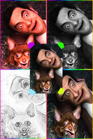 Funny picture - free photo editor + photo booth effects + color text screenshot 3