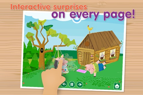 The Three Little Pigs - Interactive bedtime story book screenshot 2