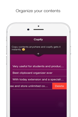 Copify - Best clipboard organiser screenshot 3