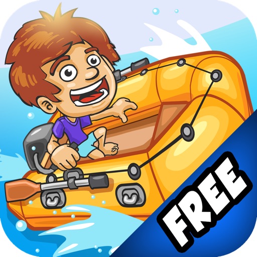 Speed-Boat Reef Racer - A fun, free water racing game Icon