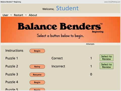 Balance Benders™ Beginning screenshot 4
