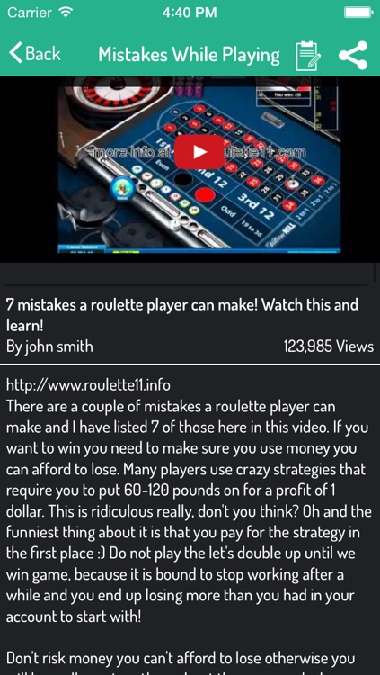 How To Play Roulette - Video Guide