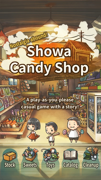 The heartwarming simulation game--Showa Candy Shop