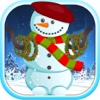 A Frozen Snowman Ring Toss - Fun Christmas Throwing Challenge- Free