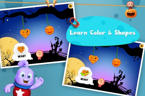 Learn Fundamental Skills Series : Pumpkin Shapes , Identifying & Picking Shapes for Montesorri FREE screenshot 3