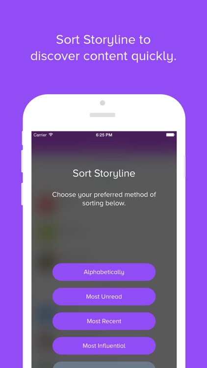 Storyline - Swipe through your timeline quickly