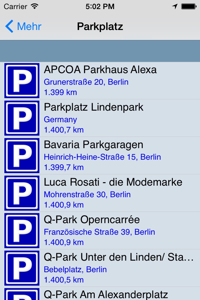 Parking screenshot 2