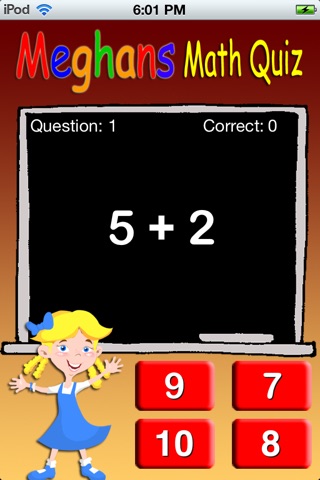 Meghan's Math Quiz screenshot 2