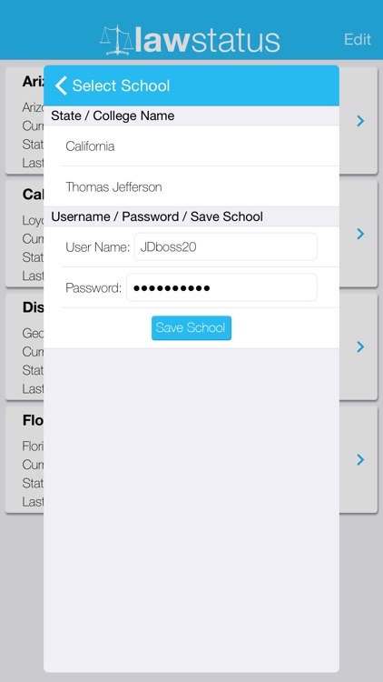 LawStatus -  Law School Application Status Check screenshot-3