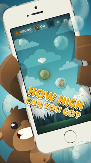 BubbleJump! Starring BAM the Monkey in this high flying FUN (圖1)-速報App