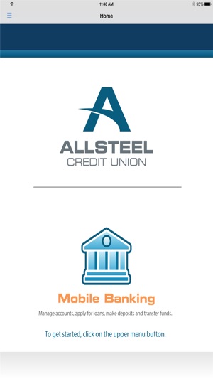 Allsteel Credit Union Mobile App