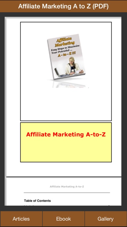Affiliate Marketing A to Z - Easy Step to Maximize Your Potential On Affiliate Marketing