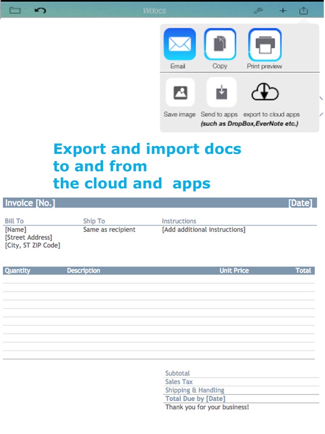 WDocs - Microsoft Office Word doc docx Edition & Open Office(圖5)-速報App