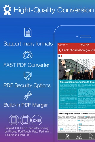 PDF Converter for iPhone screenshot 2