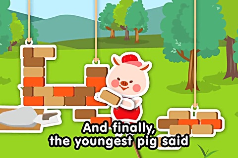 Three Little Pigs (FREE)  - Jajajajan Kids Songs & Coloring picture books series screenshot 3