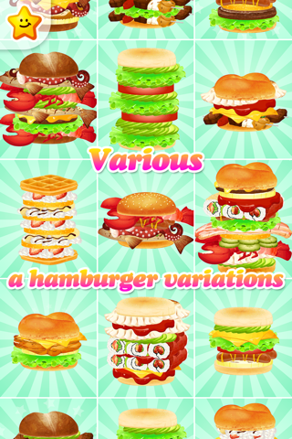 Let's do pretend!! Hamburger shop! - Work Experience-Based Brain Training App screenshot 3