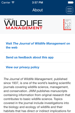 The Journal of Wildlife Management screenshot 4