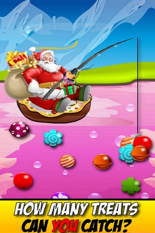 Santa Candy Fishing screenshot 3