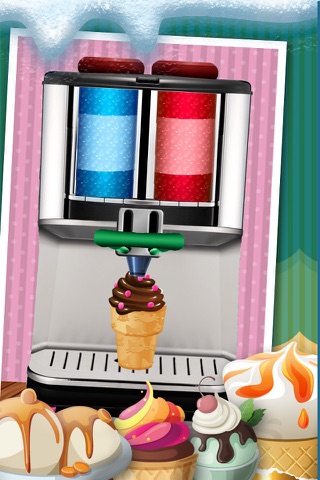 A Amazing Ice Cream Maker Game - Create Cones, Sundaes & Sweet Icy Sandwiches Shop screenshot 3
