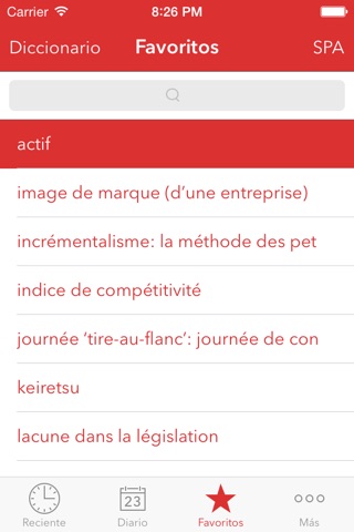 Verbis Diccionario Español-Francés de Administración screenshot 4