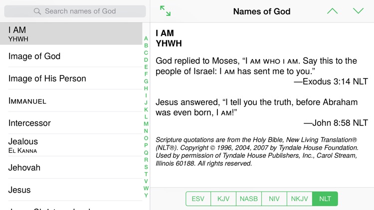 Names of God from The Bible