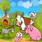 Farm Animal Shape Puzzle - Educational Learning Games For Kids In Preschool & Toddlers Free