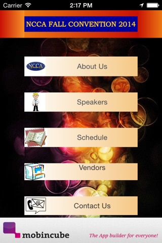 NCCA Event App screenshot 2