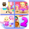 Sweet Baby Girl Dream House 2, Daycare, Tea Party, Bath Time, Dress Up, Birthday Cake, Cleanup and Playtime - Kids Game