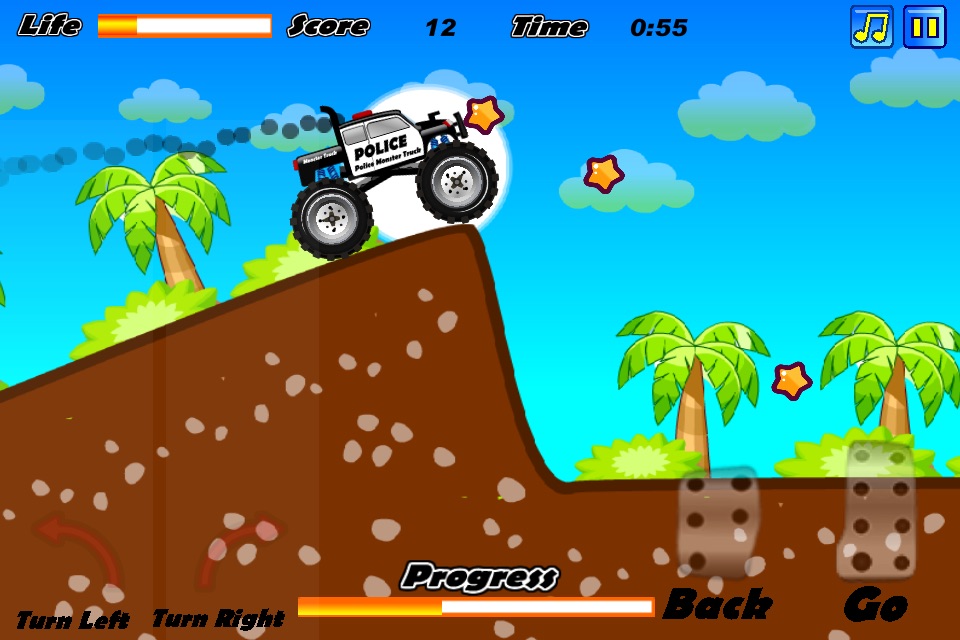 police monster truck screenshot 3
