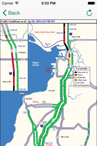Puget Sound Traffic screenshot 2