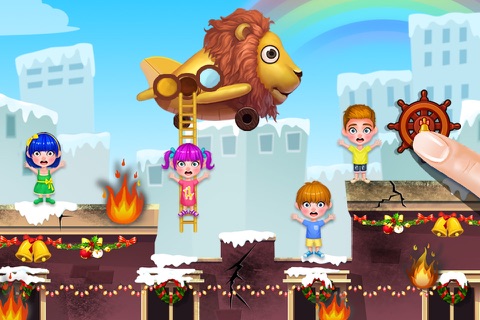 Christmas Santa Hero - Fire & Rescue Kids Games screenshot 4