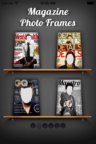 Magazine Photo Frames - Male screenshot 2