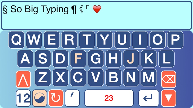 SoBigTyping - XLarge Keyboard