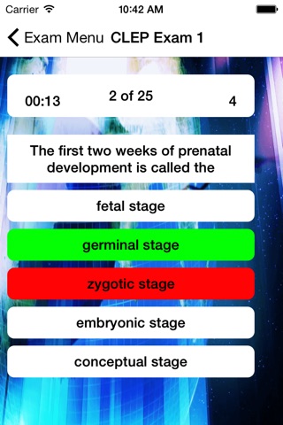 CLEP Human Growth Prep screenshot 2