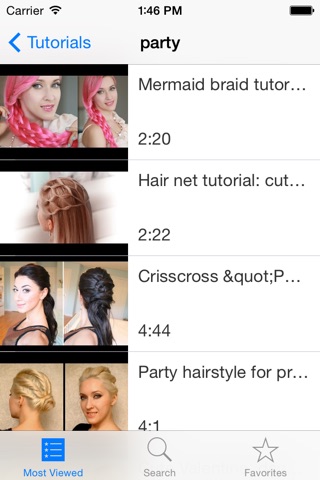 Hair Tutorial - Hairstyle videos for school, work, prom, parties & more! screenshot 3