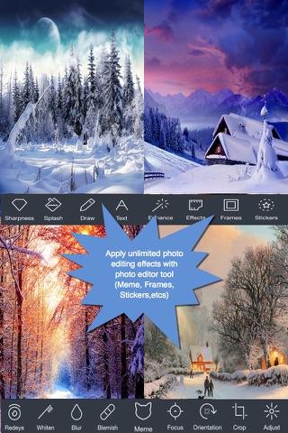 Happy Winter Greeting Cards.Happy Winter e-Cards.Christmas Greeting screenshot 2