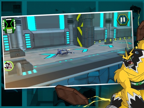 Скачать Подземная погоня — аркадная игра по мультфильму «Бен 10: Омниверс»