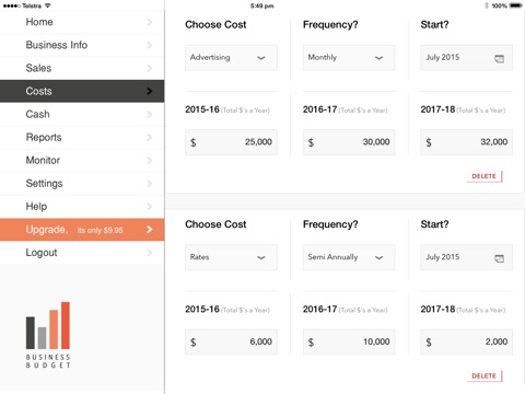 Business Budget screenshot 3