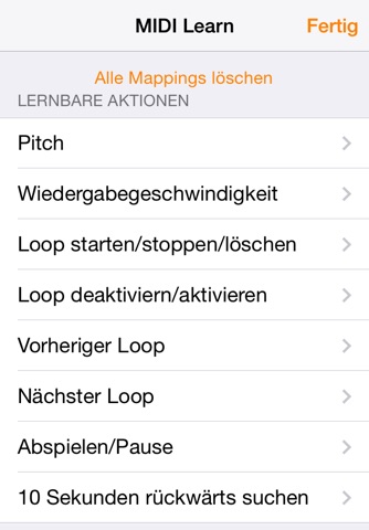 PracticeLooper - Slow down and transpose songs.  Change tempo and pitch separately.  Make loops for practice or transcription.  Learn by ear. screenshot 3