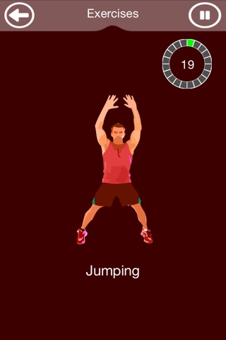 7 Minute Workout For Fat Burn - With High Intensity Interval Training Challenge screenshot 3