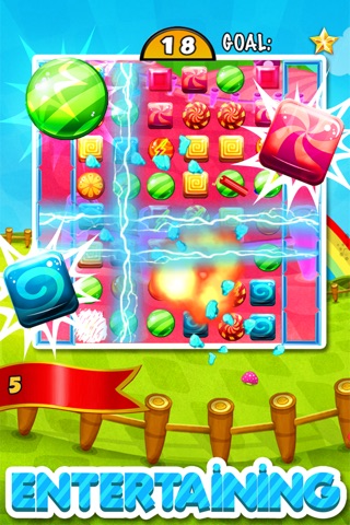 ``` A Candy Fable ``` - Puzzle match-3 adventure in juicy fruit land free screenshot 3