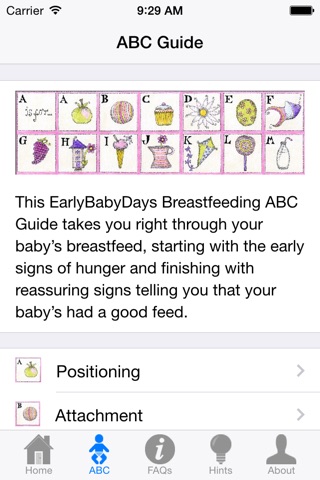 Breastfeeding ABC by EarlyBabyDays screenshot 2