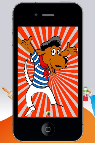 Coloring Book Funny Dogs screenshot 4