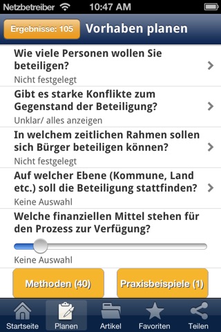 Beteiligungskompass screenshot 3