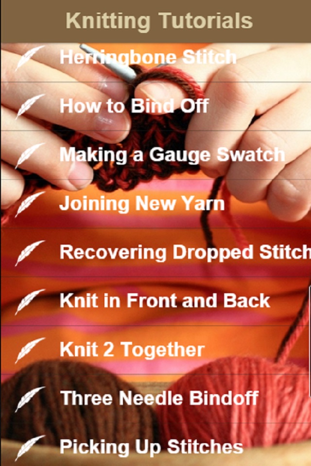 Knitting For Beginners - Learn How to Knit with Easy Knitting Instructions screenshot 2