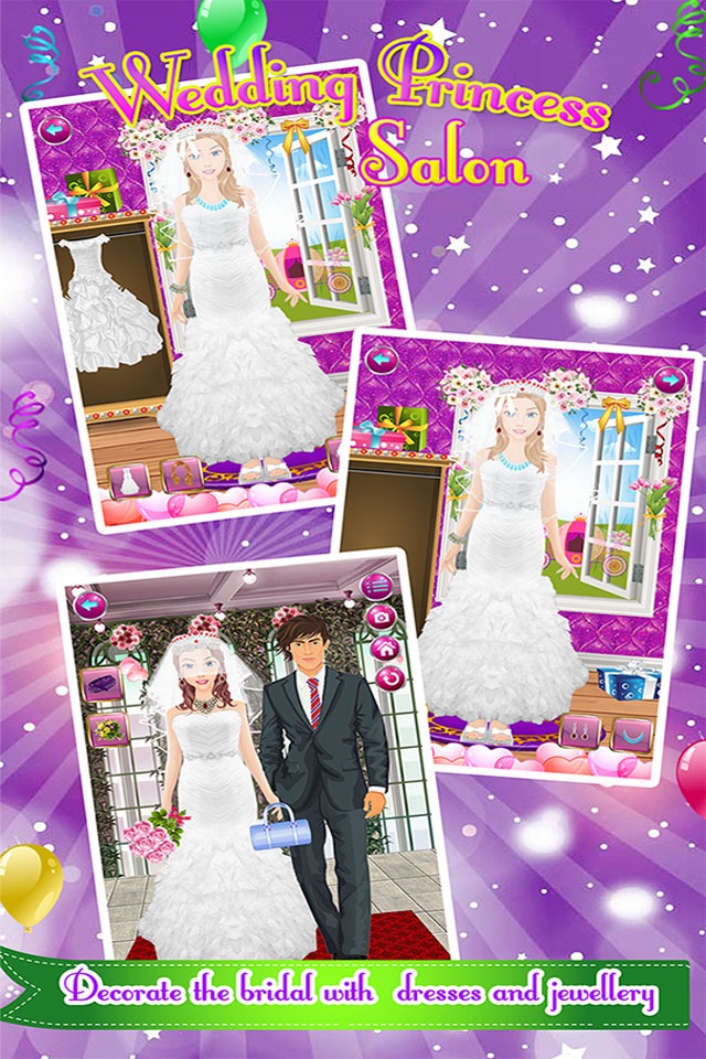 Princess Jenna Wedding Fashion Dress up & makeup salon screenshot 2