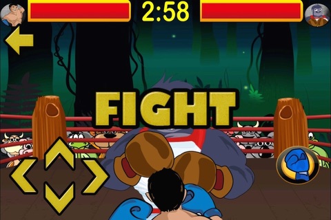 A Monkey Slap Boxing FREE - Jungle Animal Fight Challenge screenshot 3