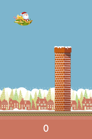 Dazzle Flappy Santa : Le Père Noël volant [Gratuit] screenshot 4